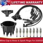 Tune Up Kit Spark Plugs Wires Cap For Dodge Ram Dakota Durango 5.2L 5.9L V8 New. Price: $86.95.