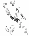 Genuine Mopar 2011-2024 Jeep Grand Cherokee Rear Exhaust Heat Shield 68069895AC New. Price: $41.30.