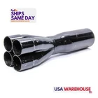 Schoenfeld SOM72530, Black Steel Slip-on Merge Collector 1-3/4IN X 3IN Perfo New. Price: $288.49.
