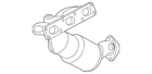 Genuine Bmw Exhaust Manifold 18-40-7-523-904 New. Price: $3241.15.