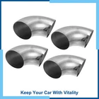 Universal Pack (4) Od Inch 90 Degree Stainless Steel Exhaust Elbow Tube Pipe New. Price: $56.53.