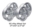 Vw Type 2 Bug Bus Ghia Empi 17" Porsche Alloys 911 Fuchs Wheel Set - 4 & 6'S New. Price: $1995.00.