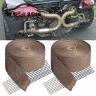 Roll 2" 50FT Basalt Exhaust Wrap Manifold Header Pipe Heat Lava Titanium New. Price: $28.14.