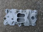 Vintage Edelbrock 2101 4BARREL Intake Manifold Aluminum Chevy Sbc Holley Q-jet Used. Price: $119.99.
