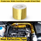 Intake 33FT Heat Reflective Wrap Tape Self-adhesive High Temperature Gold Ear New. Price: $14.09.