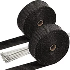 Sunplustrade 2" 50' Black Exhaust Header Heat Wrap For Motorcycle Cars... New. Price: $36.29.