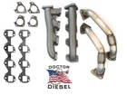 High Flow Exhaust Manifolds & Up Pipes For 01-04 Chevy Gmc 6.6L Duramax Diesel New. Price: $539.99.