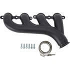 Speedway Ls Swap V Band Cast Exhaust Manifold Black Ceramic Lh New. Price: $182.99.