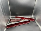 Set 1970 Amc Amx Javelin Lh-rh Chrome Taillight Housings And Back Up Oem Used. Price: $399.99.