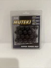 Muteki 41886B Wheel Close Ended Lug Nuts 12X1.5 P1.5 20 Pcs Black Acorn New. Price: $75.00.