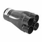 Schoenfeld Header Collector Steel Painted 2.0" Primary 3.50" Outlet 4 Into 1 New. Price: $66.99.