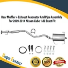 Rear Muffler + Exhaust Resonator And Pipe Assembly For 2009-2014NISSAN Cube 1.8L New. Price: $201.35.