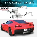 Borla 11856 Atak Axle Back Exhaust For 2014 2019 Chevrolet Corvette C7 6.2L V8 New. Price: $2998.99.