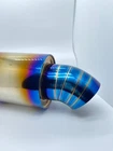 Titanium Blue Burnt Exhaust Mufflers Light Weight Jdm Car Show Universal New. Price: $159.00.
