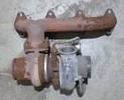 Cummins 4BT 3.9 Exhaust Manifold 3948477 W/ Holset HY30W Turbo. Price: $129.00.