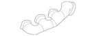 Genuine Mercedes-benz Exhaust Manifold 112-140-31-09 New. Price: $372.00.