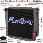 3ROW Aluminum Radiator 68-77 Ford Bronco 289/302 Wagon Roadster 5.0L V8 New. Price: $159.00.