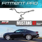 Borla S-type Stainless Catback Exhaust For 2024-2026 Mustang Gt 5.0L V8 140960BC New. Price: $1949.99.