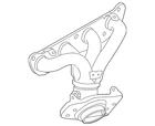 Genuine Nissan Exhaust Manifold 14002-1FL0A New. Price: $1418.42.