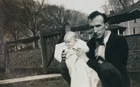 Quiet Man Showing Baby Projects Housing Neighbor Fashion B&w Vintage Photograph Used. Price: $9.16.