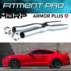 Mbrp S7213409 2.5" Resonator Bypass Exhaust X-pipe For 15-26 Mustang Gt 5.0L V8 New. Price: $209.99.
