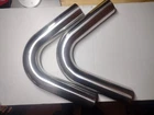 (qty. 2) Race Parts 2" 16GA 120 Bend (3" Clr / 6" Legs) Polished 304 Ss New. Price: $60.00.