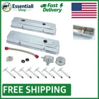 Complete Dress-up Kit For Chevy Small Block 265-400 Oe Spec Chrome Components New. Price: $215.99.