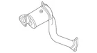 Genuine Audi Catalytic Converter 7L8-254-350-SX New. Price: $1426.59.