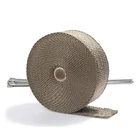 Artr 2" 50' Titanium Exhaust Header Heat Wrap 1 Roll, New. Price: $25.89.