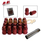 Muteki Close End Spline Tuner Lock Lug Nuts 12X1.5 Acorn Wheels Rims Red New. Price: $56.95.