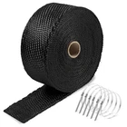 Exhaust Heat Wrap, 2 50 Ft,motorcycle Fiberglass Shield Tape With New. Price: $23.25.