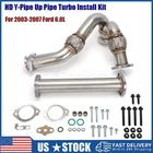Hd Y-pipe Up Turbo Install Kit 03-07 Ford F250/350/450 6.0L Powerstroke New. Price: $158.39.
