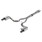 Borla S-type 3" Cat-back Exhaust System With 4" Black Chrome Tips Fastback Mu... New. Price: $1949.99.