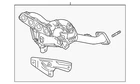 Genuine Mazda Catalytic Converter With Integrated Exhaust Manifold PY97-20-50X New. Price: $1030.29.
