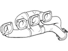 Genuine Bmw Exhaust Manifold 11-62-1-737-412 New. Price: $523.15.