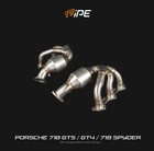 Porsche 718 Boxster/cayman GT4/GTS/SPYDER 4.0 982 Ipe Sport Cat Header New. Price: $3300.00.