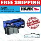 Hawk Hps Brake Pad Sets Performance Vehicle Fitment See Description HB250F.653 New. Price: $156.59.