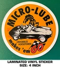 Micro-lube Unhobbles Horsepower Laminated Vinyl Decal Sticker Racing-ac Cobra New. Price: $9.17.