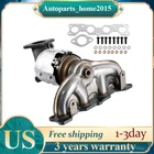 Manifold Catalytic Converter For 2013-2016 Hyundai Santa Fe Sport 2.4L Epa Front New. Price: $65.00.