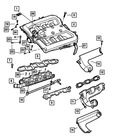 Genuine Mopar Exhaust Manifold Left 4792456AC New. Price: $227.29.
