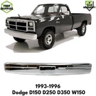 Oe Replacement Bumper Chrome Steel For 1992-1996 Dodge Ram D150 D250 D350 W150 New. Price: $315.00.