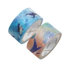 Kamiiso Masking Tape Saien Marine Life 2 Pattern Set (penguin Whale) UR-1078 New. Price: $22.70.
