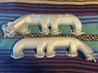 1957 Ford Thunderbird Y-block Silver Ceramic Coated Exhaust Manifolds New. Price: $590.00.