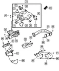Genuine Mopar Exhaust Manifold Left 4781041AA New. Price: $200.09.