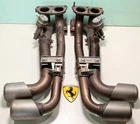 Ferrari 430 Rear Left Right Exhaust Muffler Tail Pipes 216041M 216040M Genuine Used. Price: $749.99.