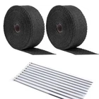 20PCS Ties + Roll 50FT Black Motorcycle Exhaust Heat Wrap Fiberglass... New. Price: $29.98.