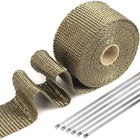 Titanium Exhaust Heat Wrap, 2" 20' Shield Tape With Stainless Ties For... New. Price: $20.27.