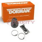 Dorman Front Outer Cv Joint Boot Kit For 1998-2003 Chevrolet Tracker Xs New. Price: $32.97.