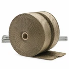 Artr 2" 50' Titanium Exhaust Header Heat Wrap Rolls With 20PCS 11.8 Inch ... New. Price: $41.16.