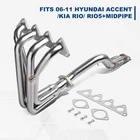 Exhaust Header For 2006-2011 Hyundai Accent/kia /RIO5 1.6L Stainless Steel New. Price: $170.27.